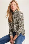 Jjill J.jill Printed Smocked-detail Top