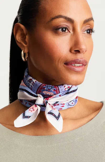 Jjill Printed Square Scarf In Multi
