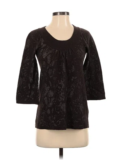 Pre-owned Jjill Pullover Sweater In Black