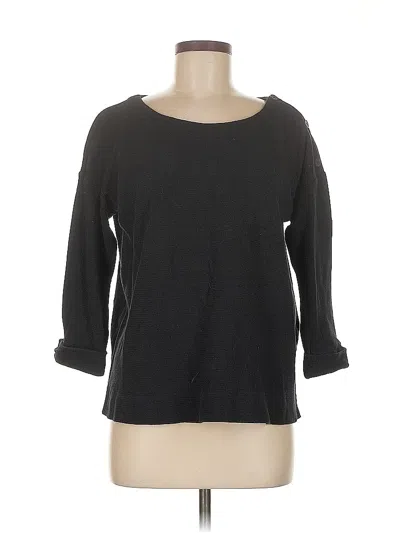 Pre-owned Jjill Pullover Sweater In Black