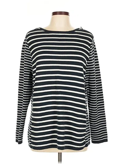 Pre-owned Jjill Pullover Sweater In Black