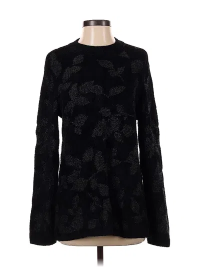 Pre-owned Jjill Pullover Sweater In Black