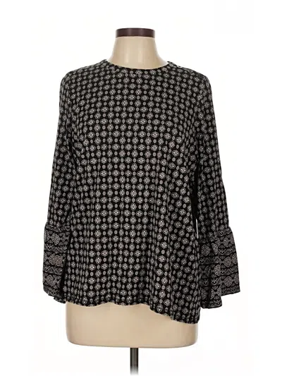 Pre-owned Jjill Pullover Sweater In Black