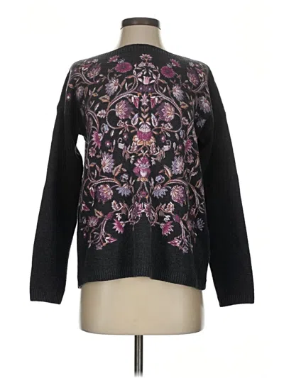 Pre-owned Jjill Pullover Sweater In Black