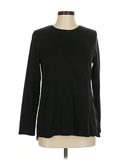 Pre-owned Jjill Pullover Sweater In Black