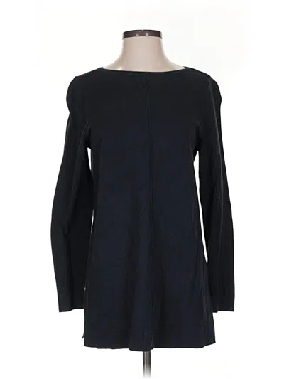 Pre-owned Jjill Pullover Sweater In Black