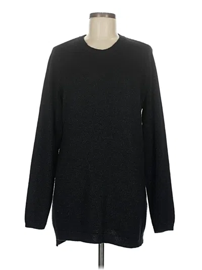 Pre-owned Jjill Pullover Sweater In Black