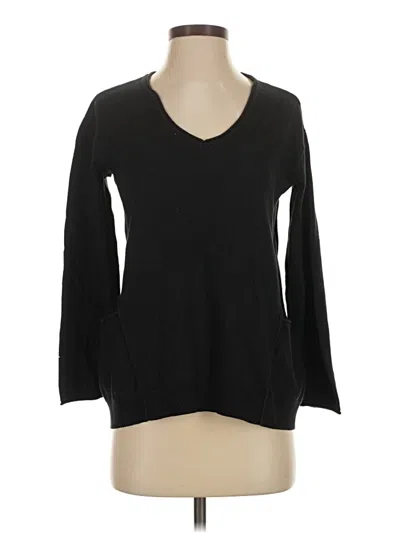 Pre-owned Jjill Pullover Sweater In Black