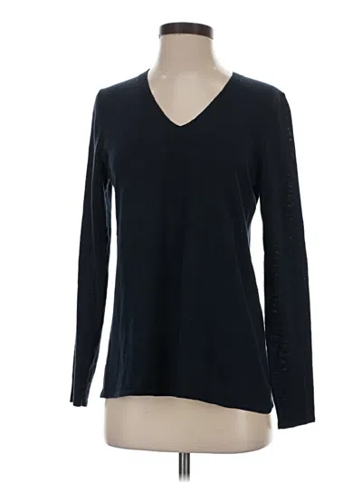Pre-owned Jjill Pullover Sweater In Black
