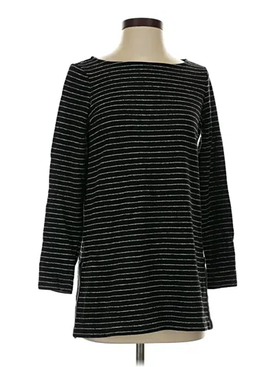 Pre-owned Jjill Pullover Sweater In Black