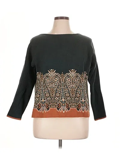 Pre-owned Jjill Pullover Sweater In Black
