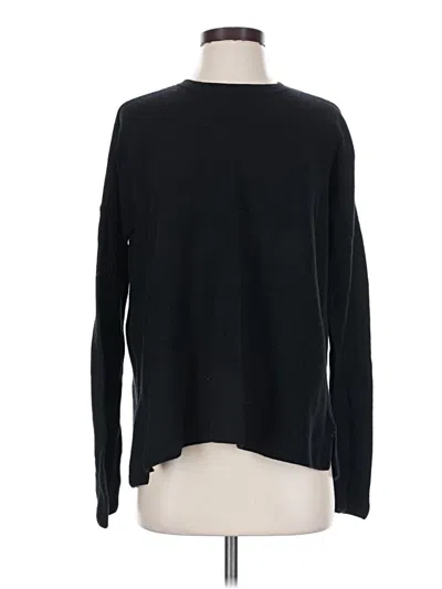Pre-owned Jjill Pullover Sweater In Black