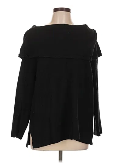 Pre-owned Jjill Pullover Sweater In Black