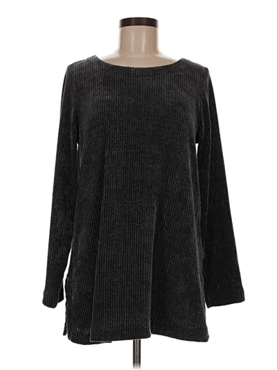 Pre-owned Jjill Pullover Sweater In Black