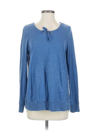 Pre-owned Jjill Pullover Sweater In Blue