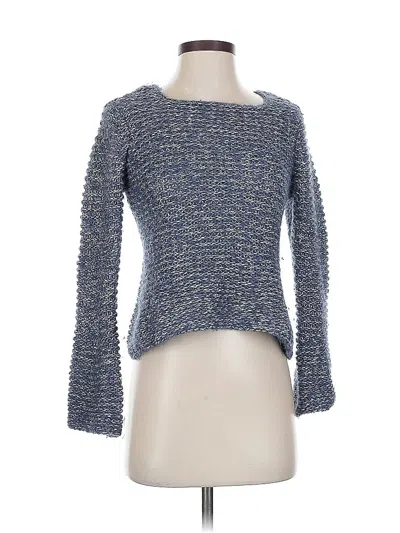 Pre-owned Jjill Pullover Sweater In Blue