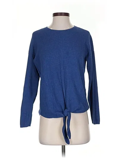 Pre-owned Jjill Pullover Sweater In Blue