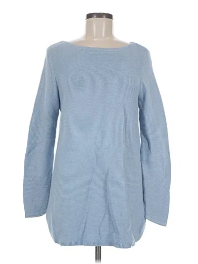 Pre-owned Jjill Pullover Sweater In Blue