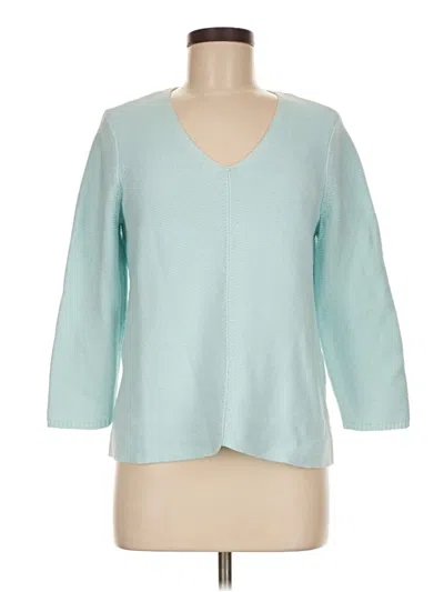 Pre-owned Jjill Pullover Sweater In Blue