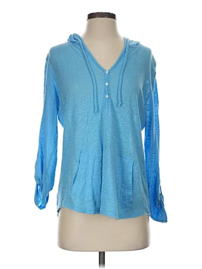 Pre-owned Jjill Pullover Sweater In Blue