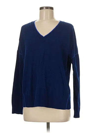 Pre-owned Jjill Pullover Sweater In Blue