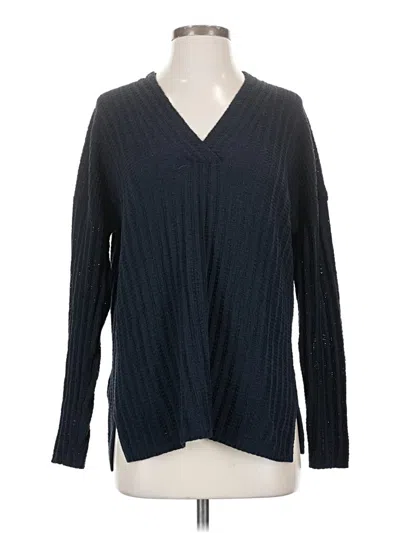 Pre-owned Jjill Pullover Sweater In Blue