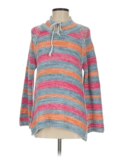 Pre-owned Jjill Pullover Sweater In Blue