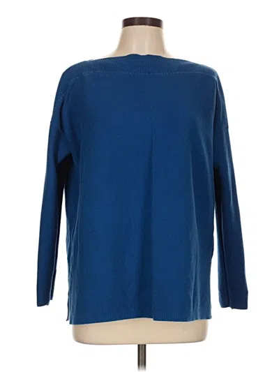 Pre-owned Jjill Pullover Sweater In Blue