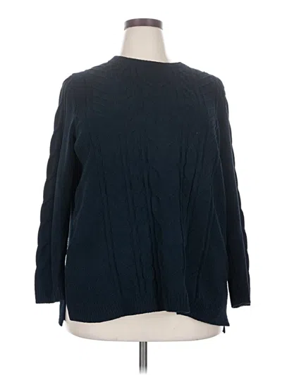 Pre-owned Jjill Pullover Sweater In Blue