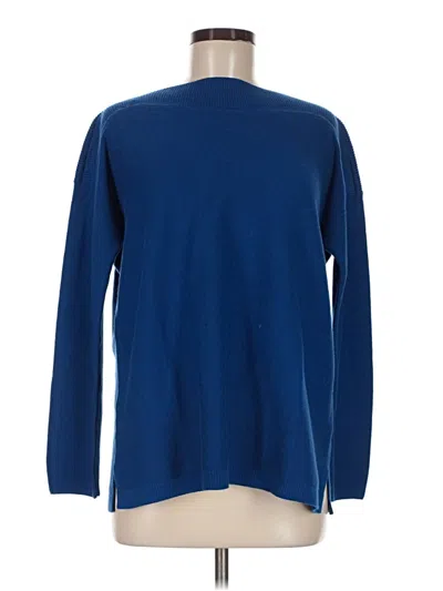 Pre-owned Jjill Pullover Sweater In Blue