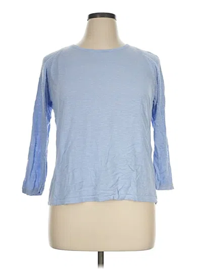 Pre-owned Jjill Pullover Sweater In Blue