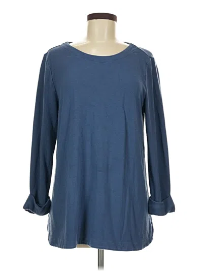 Pre-owned Jjill Pullover Sweater In Blue