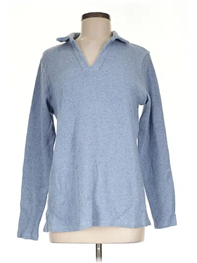 Pre-owned Jjill Pullover Sweater In Blue
