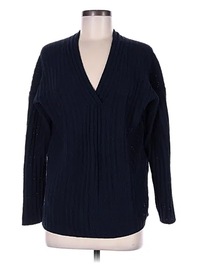 Pre-owned Jjill Pullover Sweater In Blue