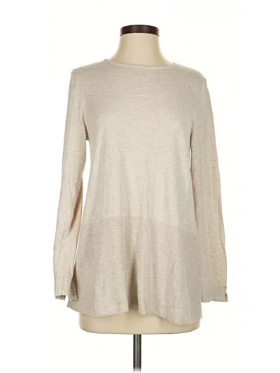 Pre-owned Jjill Pullover Sweater In Brown