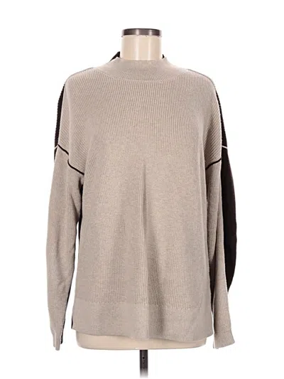 Pre-owned Jjill Pullover Sweater In Brown