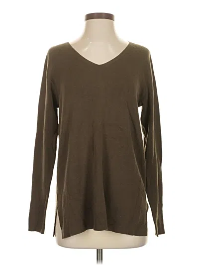 Pre-owned Jjill Pullover Sweater In Brown