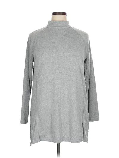 Pre-owned Jjill Pullover Sweater In Gray