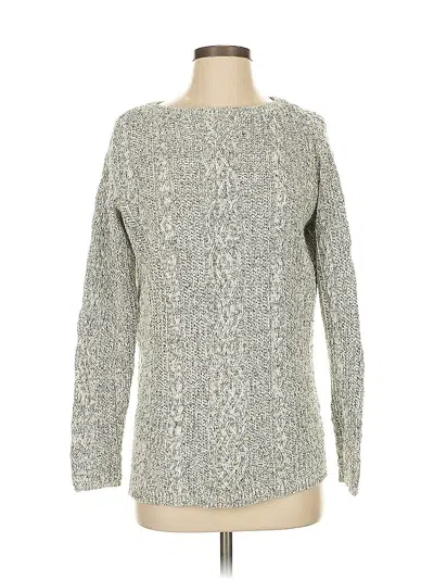 Pre-owned Jjill Pullover Sweater In Gray