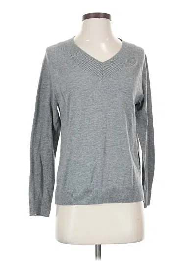 Pre-owned Jjill Pullover Sweater In Gray