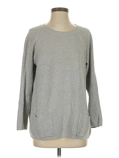 Pre-owned Jjill Pullover Sweater In Gray