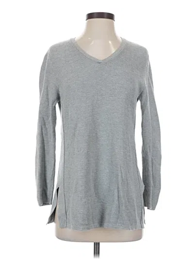 Pre-owned Jjill Pullover Sweater In Gray