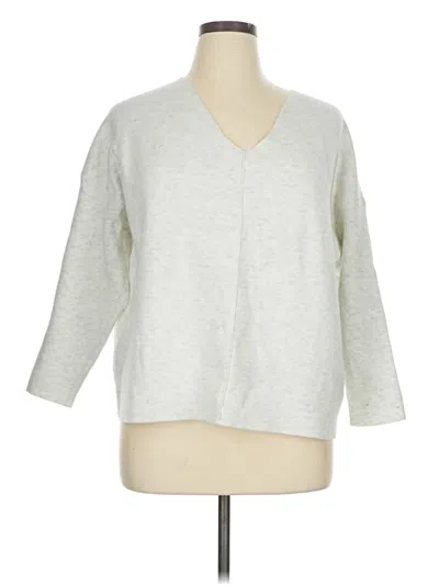 Pre-owned Jjill Pullover Sweater In Gray