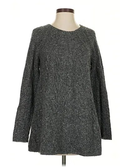 Pre-owned Jjill Pullover Sweater In Gray
