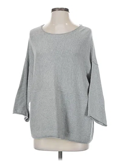 Pre-owned Jjill Pullover Sweater In Gray