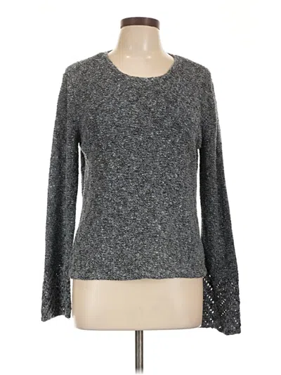 Pre-owned Jjill Pullover Sweater In Gray