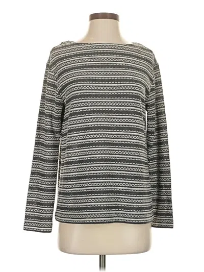 Pre-owned Jjill Pullover Sweater In Gray