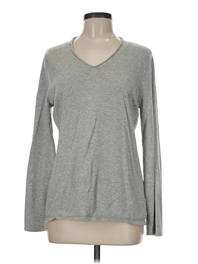 Pre-owned Jjill Pullover Sweater In Gray