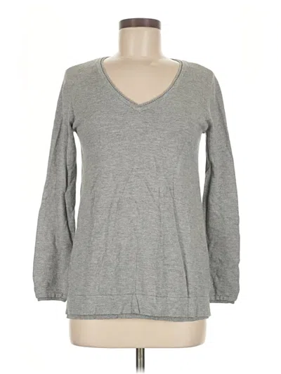 Pre-owned Jjill Pullover Sweater In Gray