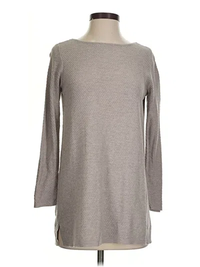 Pre-owned Jjill Pullover Sweater In Gray